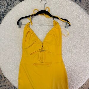 JLUXLABEL Vibrant Yellow Dress